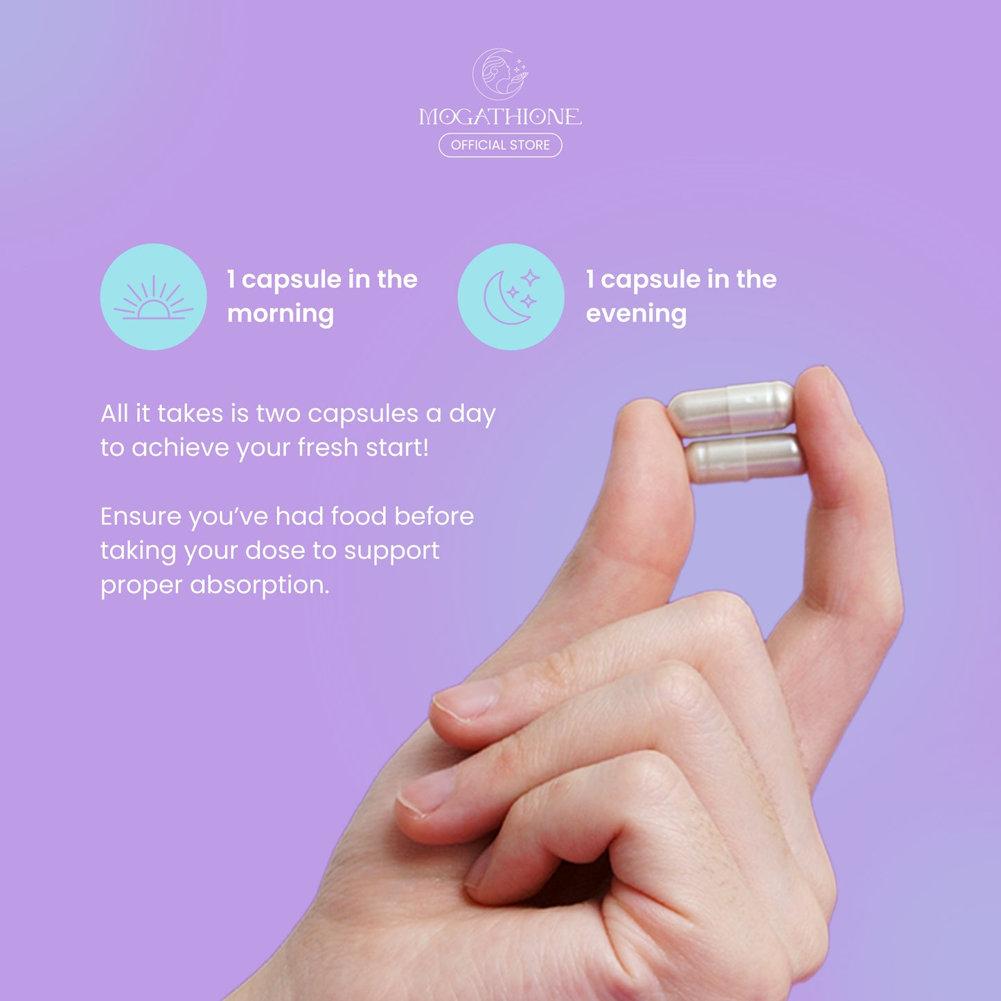 [Bundle of 2] Mogathione 60 pcs Wellness Supplement for Anti-stress, Relaxation, Quality Sleep, and Skin Whitening